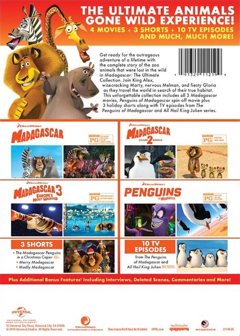 Buy Madagascar The Ultimate Collection Dvd Set Dvd Gruv