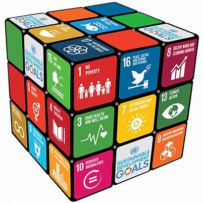 Cube Development Goals Rubiks Sustainable Behance Social