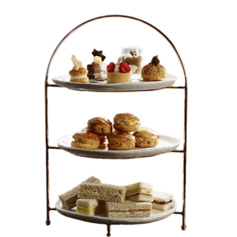 Afternoon Tea On A Three Tier Stand Transparent Png Stickpng