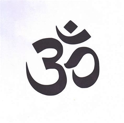 Yoga Om Stencil Sanskrit Om Ohm Yoga Stencil Mylar Stencil Om