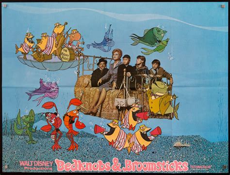 Bedknobs And Broomsticks Movie Poster 1971 British Quad 30x40