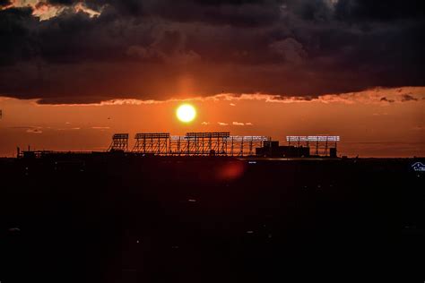 Wrigley Field Sunset Photograph By Eric Formato