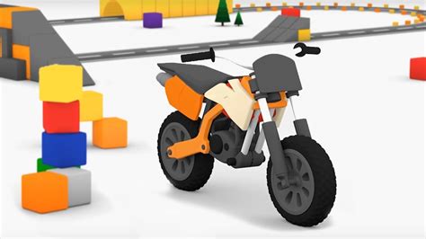 Em uma motocicleta profissional, você pode acelerar de 0 a. Cartoni animati per bambini: Macchinine Colorate e la moto da cross - YouTube