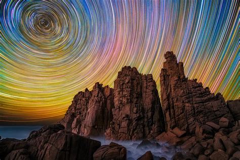 Spectacular Star Trails By Lincoln Harrison
