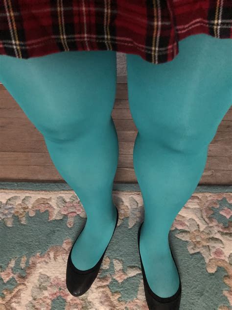 Pin By Miss Tina Allison W On Outfit Colored Tights Outfit Green Tights Colored Tights