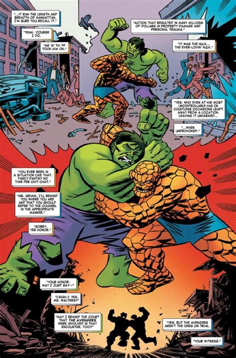 Hulk Vs Thing By Dean Haspiel Marvel Superheroes Marvel Comics