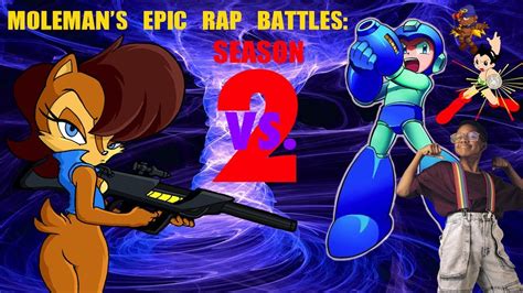 Molemans Epic Rap Battles 17 Sally Acorn Vs Mega Man 2 Remastered