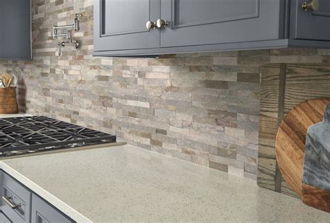 Bring Nature Into Your Home With Natural Stone Backsplash Tile Home