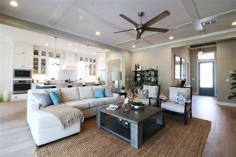 Coastal open concept living creates the perfect space to relax and