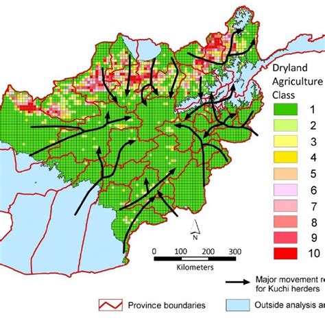 Extensive Livestock Migration Routes Are Shown In Relation To Priority