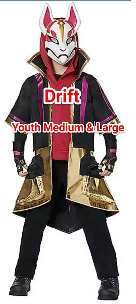 Fortnite Drift Costume Youth Medium And Large Sizes For Sale In Garden