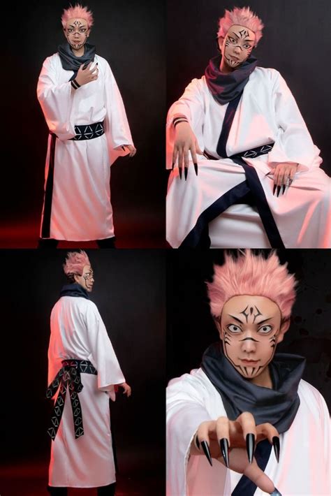 Jujutsu Kaisen Sorcery Fight Sukuna Ryomen Cosplay Costume Gcosplay Gambaran