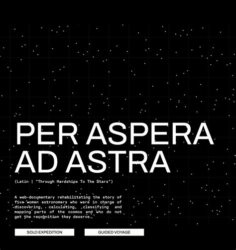 Per Aspera Ad Astra Five Women Who Mapped The Cosmos Projects Ecal