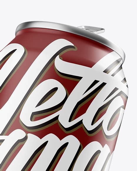Download 500ml Matte Aluminium Can Mockup in Can Mockups on Yellow Images Object Mockups