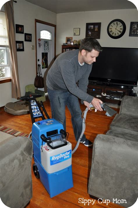 Cleaning Couches with the Rug Doctor - Sippy Cup Mom