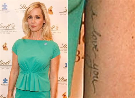 Jennie Garths Tattoo Actress Reveals Post Split Ink At Charity Event