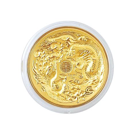 Citigems 999 02g Dragon And Phoenix Gold Coin Shopee Singapore