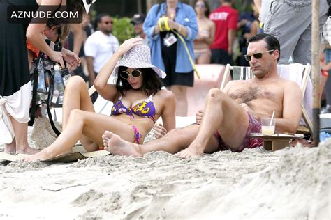 Jon Hamm And Jessica Pare Shoot Some Scenes For Their Show