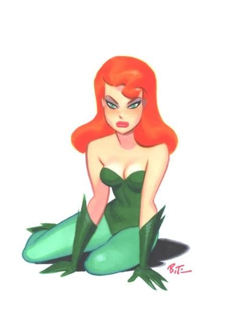 Alexhchung Poison Ivy By Bruce Timm Poison Ivy Batman