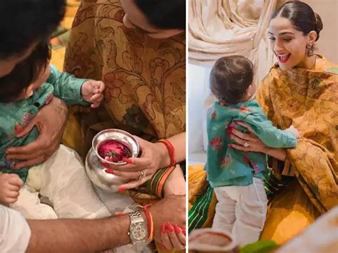 Inside Pics Sonam Kapoor Celebrates Son Vayus 1st Birthday In Delhi