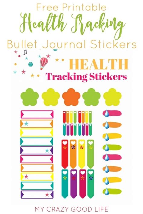 This is the easiest bullet journal setup tutorial with tips for anyone starting a bullet journal from zero, migrating to a new notebook or changing your journal for the new year. Free Health and Fitness Bullet Journal Sticker Sheet | My ...