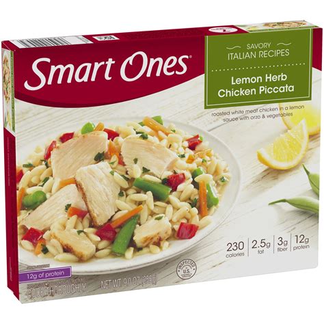 Smart Ones Lemon Herb Chicken Picatta Frozen Meal 9 Oz Shipt