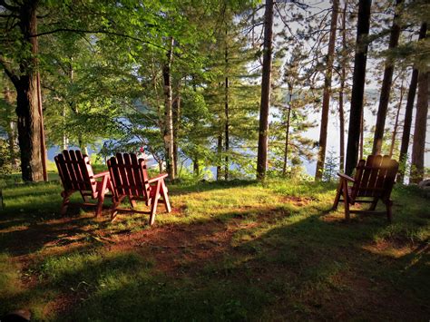 The View Out Our Cabin Door At The Garmisch Inn Cable Wisconsin Cable