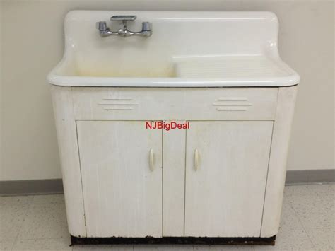 Shop wayfair for kitchen sinks & faucet components sale to match every style and budget. VINTAGE KITCHEN SINK WITH CABINET WHITE PORCELAIN CAST ...