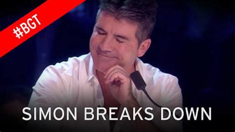britain s got talent simon cowell cries after emotional performance by the neales mirror online