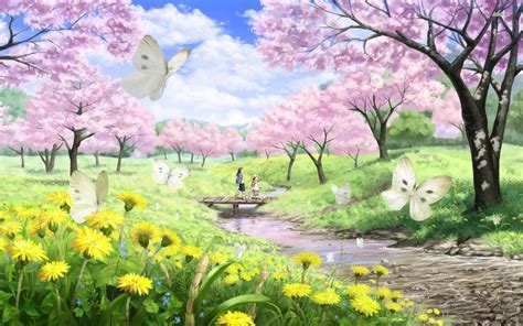 Anime Cherry Blossom Wallpaper Images