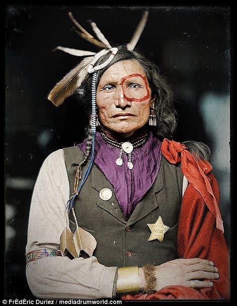 Photos Of Native Americans Are Brought Back To Life Daily Mail Online