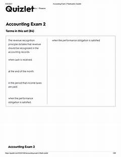 Accounting Quizlet
