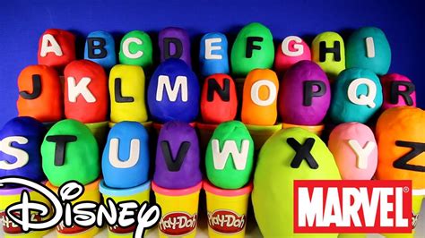 Parents need to teach child that he didn't feel any pressure, not afraid of knowledge. 26 Disney Alphabet Surprise Eggs Play Doh - Learn the ABC ...