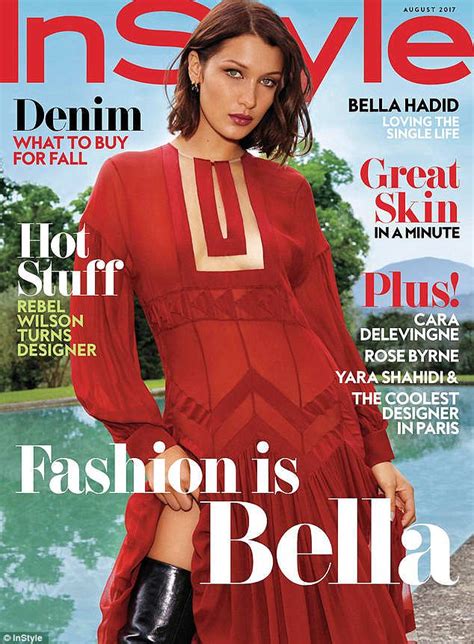 Bella Hadid Talks Kendall Jenner And Haters With Instyle Daily Mail