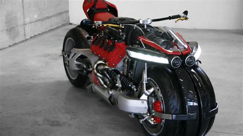 La Moto De Cuatro Ruedas Y Motor V8 La Mayor Extravagancia Del Salón De Ginebra Infobae