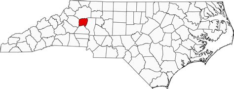 North Carolina County Map - GIS Geography
