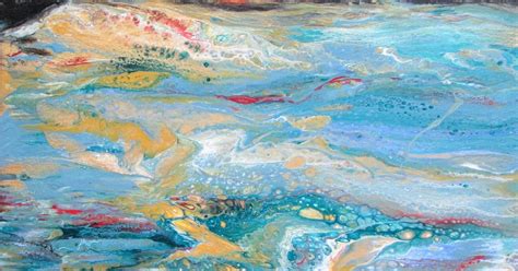 Bente Hansen Fine Art River Edge Abstract