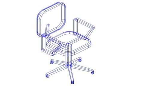 3d Chair Cad Drawing