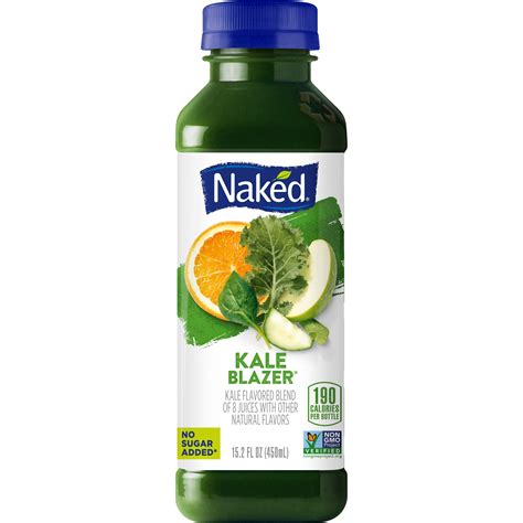 Naked Juice Fruit And Veggie Juice Kale Blazer Oz Bottle Walmart Com Walmart Com
