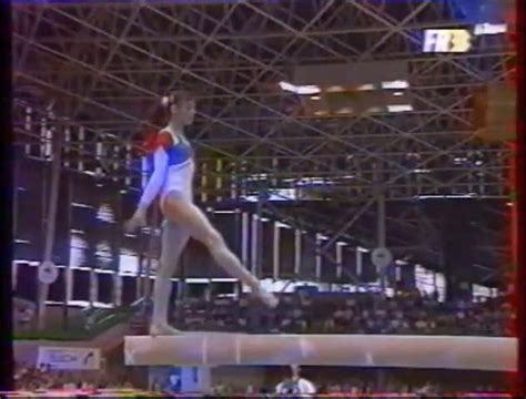 Vanda Hadarean BB EF European Gymnastics Championships Video