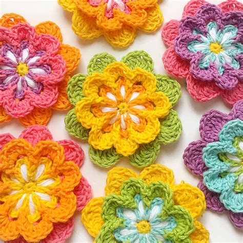 Crochet Flower Pattern Bella Coco Ava Crochet
