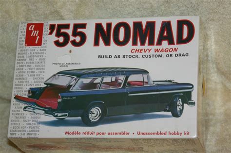 1955 55 Chevy Nomad Vintage Amt T 289 3in1 Model Kit Model Kit