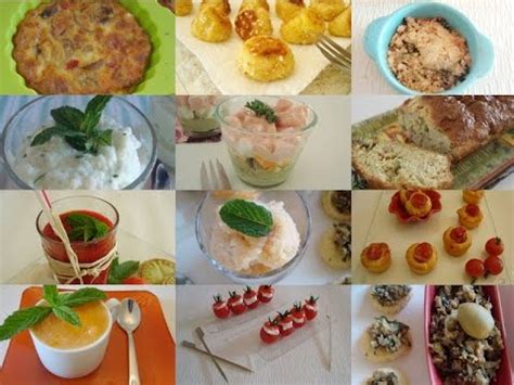 Nos recettes faciles et rapides. 15 recettes pour un apéritif dinatoire - YouTube