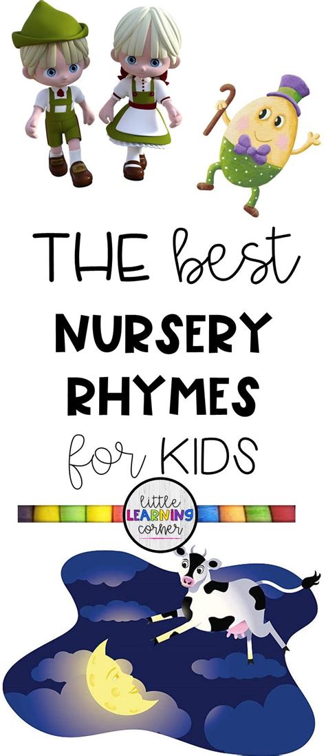 34 Best Nursery Rhymes For Kids Lyrics And Activities Kids Nursery