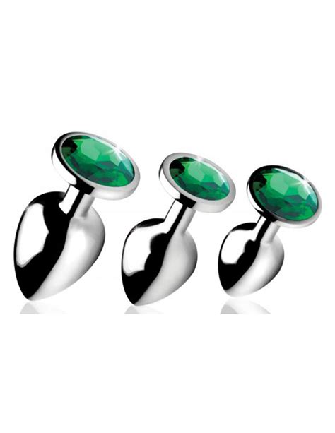 Booty Sparks Emerald Gem Anal Plug Set Wholese Sex Doll Hot Sale Top