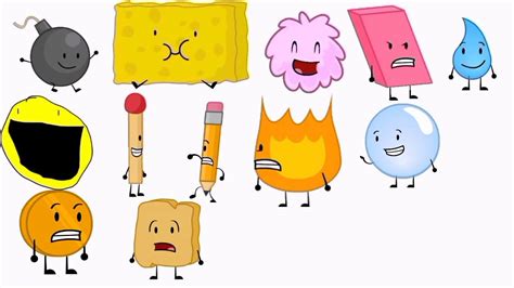 Bfdi Character Gallery