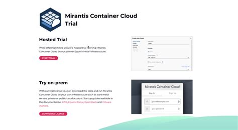 Getting Started With A Free Trial Of Mirantis Container Cloud Mirantis