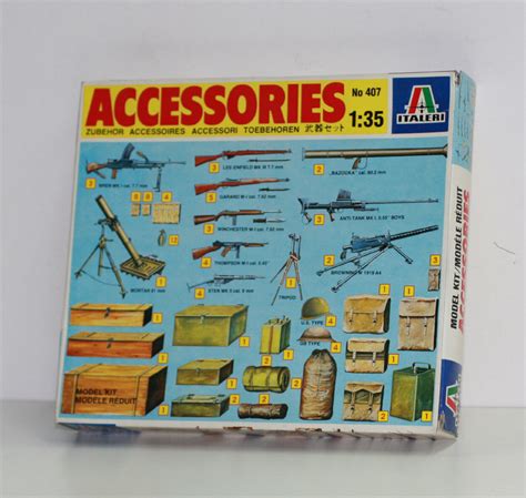 Italeri Model Kit 407 Ww2 Military Accessories Kit 135 Scale Ebay