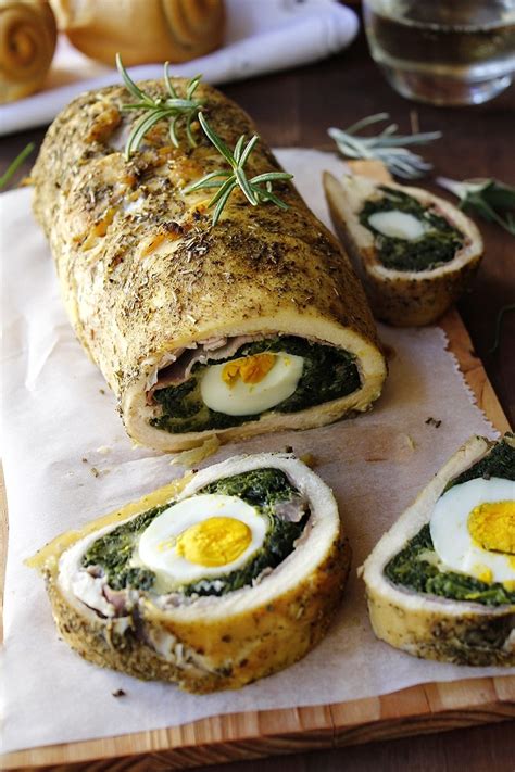 Rotolo Di Pollo Con Spinaci E Uova I Sapori Di Casa