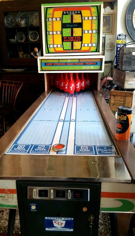 They have a nostalgic appeal that invokes a past era with characteristic art and design. Look what just arrived! Another vintage bowling arcade ...